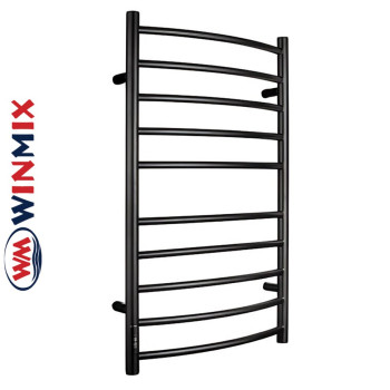 Сушка для рушників електричний Winmix Style EPS-5286R-10TB з таймером (чорний, правий, 10 перекладин)