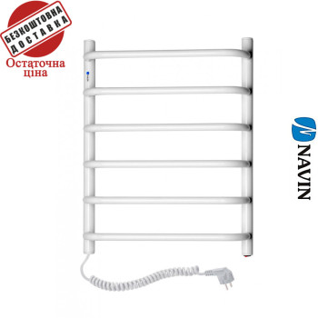 Сушка для рушників Електро Navin Симфонія 48*60 Білий, Лівий (вуглецева сталь) Україна Сушка для рушників Електро Navin Симфонія 48*60 Білий, Лівий (вуглецева сталь) Україна