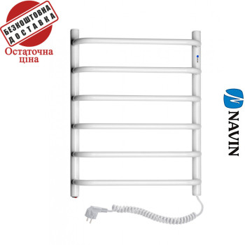 Сушка для рушників Електро Navin Симфонія 48*60 Білий, Правий (вуглецева сталь) Україна Сушка для рушників Електро Navin Симфонія 48*60 Білий, Правий (вуглецева сталь) Україна