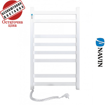 Сушка для рушників Електро Navin Авангард 48*80 Білий Лівий (вуглецева сталь) Україна Сушка для рушників Електро Navin Авангард 48*80 Білий Лівий (вуглецева сталь) Україна