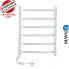 Сушка для рушників Електро Navin Блюз 48*60 Україна Лівий, Білий (вуглецева сталь)