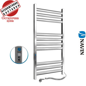 Сушка для рушників Електро Navin Ellipse 50*100 Digital, таймер Україна Правий, (нерж.сталь)