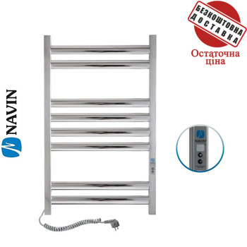 Сушка для рушників Електро Navin Ellipse 50*80 Digital, таймер Україна Лівий (нерж.сталь) Сушка для рушників Електро Navin Ellipse 50*80 Digital, таймер Україна Лівий (нерж.сталь)