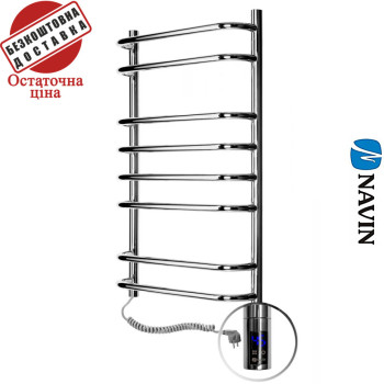 Сушка для рушників Електро Navin Симфонія 48*80 Sensor, таймер Україна Лівий (нерж.сталь) Сушка для рушників Електро Navin Симфонія 48*80 Sensor, таймер Україна Лівий (нерж.сталь)