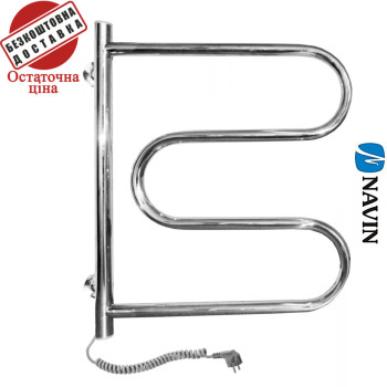 Сушка для рушників Електро Navin Змійовик 50*60, поворотний Україна (нерж.сталь) Сушка для рушників Електро Navin Змійовик 50*60, поворотний Україна (нерж.сталь)