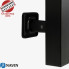 Сушка для рушників Електро Navin Ellipse 50*80 Sensor, таймер чорний муар Правий (вуглецева сталь)