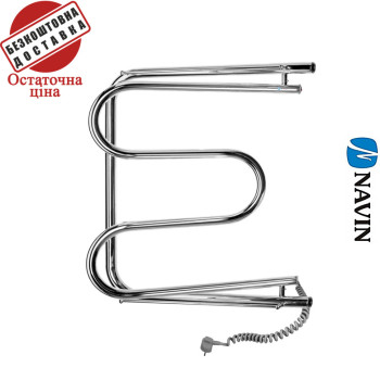 Сушка для рушників Електро Navin Твін 60*60, поворотний, комбінований, Правий, (нерж.сталь) Україна Сушка для рушників Електро Navin Твін 60*60, поворотний, комбінований, Правий, (нерж.сталь) Україна