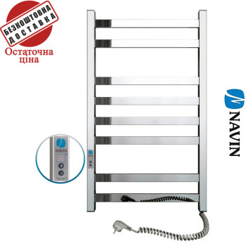 Сушка для рушників Електро Navin Авангард 48*80 Digital, таймер Правий (нерж.сталь) Україна Сушка для рушників Електро Navin Авангард 48*80 Digital, таймер Правий (нерж.сталь) Україна