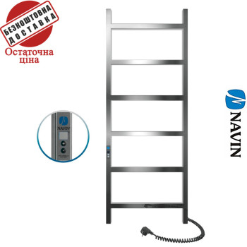 Сушка для рушників Електро Navin Nordic 50*120 Digital, таймер Україна Правий, (нерж.сталь)