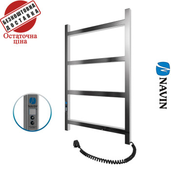 Сушка для рушників Електро Navin Nordic 50*80 Digital, таймер Україна Правий, (нерж.сталь)