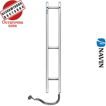 Сушка для рушників Електро Navin Силует Квадро 16*100 Україна Правий, (нерж.сталь)