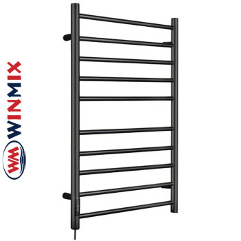 Сушка для рушників електричниа Winmix Better (Style) EPS-5386R-10TB з таймером (чорний, правий, 10 перекладин)