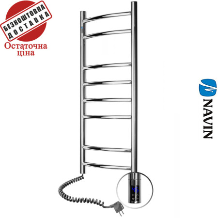 Сушка для рушників Електро Navin Камелія 36*80 Sensor, таймер Україна Лівий (нерж.сталь)
