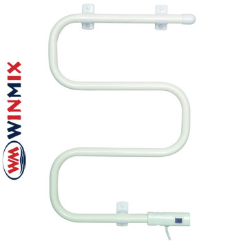 Сушка для рушників електрична (праве підключення) біла Winmix