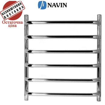 Сушка для рушників Navin Симфонія 50*60 (нижнє підключення), нержавіюча сталь, Україна Сушка для рушників Navin Симфонія 50*60 (нижнє підключення), нержавіюча сталь, Україна