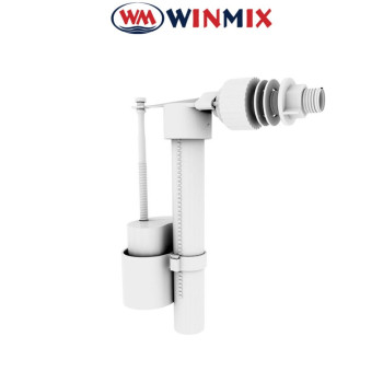 Арматура наповнювальна з боковим підведенням AN-02 та пластик. різьбленням 1/2, Winmix. Польща