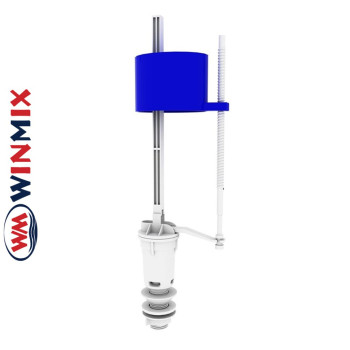 Арматура наповнювальна з нижнім підведенням AN-01 та пластик. різьбленням 1/2, Winmix. Польща