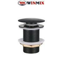 Донний клапан для умивальника POP-UP-04 Black 1 1/4