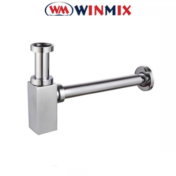 Сифон для умывальника BT-02-01 1 1/4'' (Цвет хром), Winmix. Польша