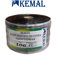Стрічка емітерна для краплинного поливу Kemal Garden Drip 15 (300м) 9 mil, Туреччина