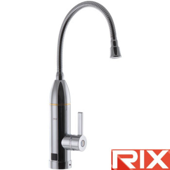 Електричний проточний водонагрівач Zerix ELW 03-EFP з ПЗВ з індикатором темп. на мийку 3 кВт