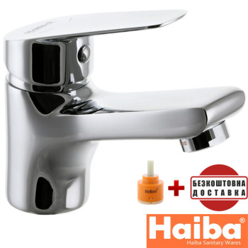 Змішувач для умивальника HAIBA Nikas (Chr-001)