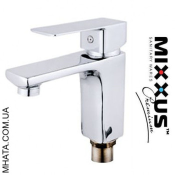 Змішувач для умивальника на гайці Mixxus Finio (Chr-001)