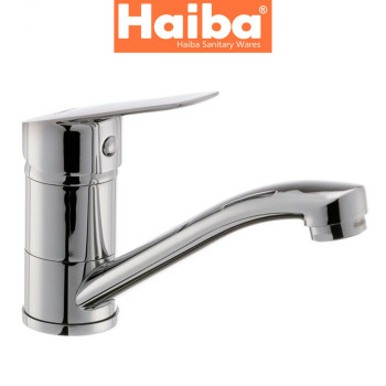 Змішувач для умивальника ялинка на шпильці HAIBA Nikas (Chr-004) 15cm