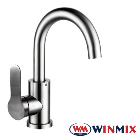 Змішувач для умивальника WINMIX DAX 011B (Chr-011B), Польща (нержавіюча сталь)