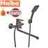 Смеситель для ванны HAIBA ALEX GRAPHITE EURO (Chr-006)
