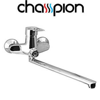 Змішувач для ванни довгий ніс Champion Hansberg EURO (Chr-006)