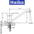 Змішувач для кухні ялинка на шпильці 25см HAIBA ERIS (Chr-004)