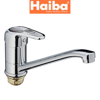 Змішувач для кухні ялинка на гайці HAIBA MAGIC (Chr-555) 25см