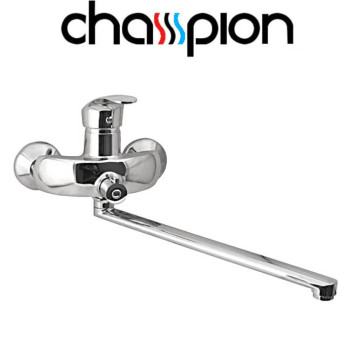 Змішувач для ванни довгий ніс Champion Mars EURO (Chr-006)