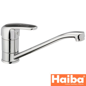 Змішувач для кухні ялинка на шпильці 25см HAIBA MAGIC BLACK (Chr-004)