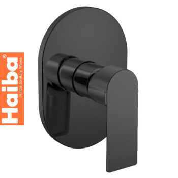 Змішувач для душу вбудований HAIBA ALEX BLACK inner (Chr-003-1)