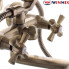 Змішувач для ванни короткий ніс WINMIX Premium Retro Bronze Euro (Chr-142)