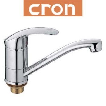 Змішувач для умивальника ялинка на гайці 15см CRON Riva (Chr-555)