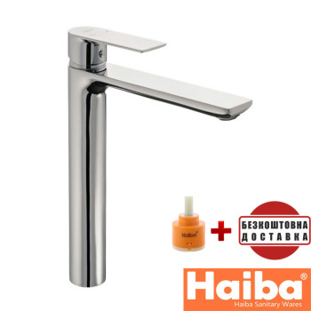 Змішувач для умивальника високий HAIBA ALEX Chr-001 (high)