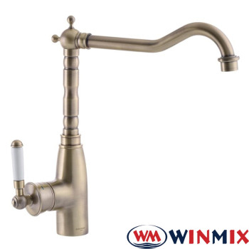 Змішувач для кухні Ухо на гайці WINMIX Premium Vintage Bronze (Chr-011), Польща