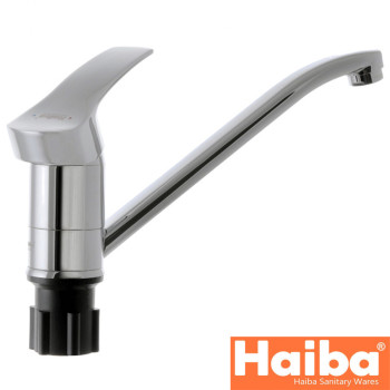 Змішувач для кухні ялинка на гайці HAIBA ONIX Chr-555 25см