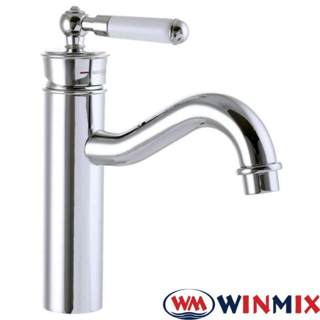 Змішувач для умивальника Winmix Premium Vintage Хром (Chr-001B), Польща