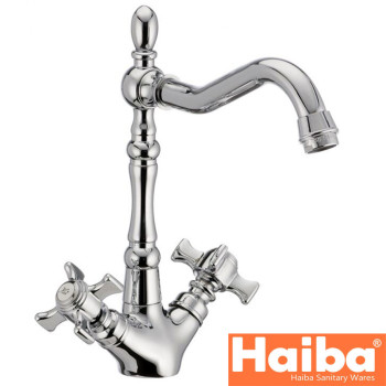 Змішувач для кухні HAIBA ZEUS Chr-777 (nut)