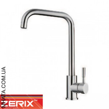 Змішувач для кухні Вухо Zerix LR SUS-G (нержавіюча сталь)