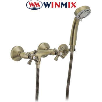 Змішувач для душової кабіни WINMIX Premium Retro Bronze (Chr-003)
