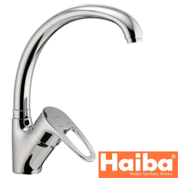 Змішувач для кухні Вухо HAIBA Xide (chr-011)
