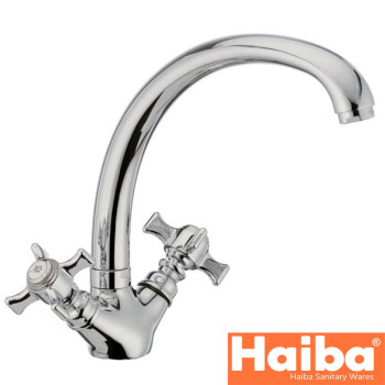 Змішувач для умивальника HAIBA ZEUS (Chr-273)