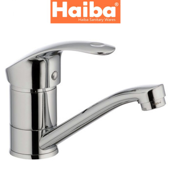 Змішувач для умивальника ялинка на шпильці HAIBA Fabio (Chr-004) 15cm