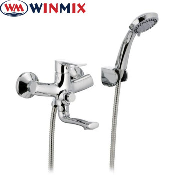 Змішувач для ванни короткий ніс WINMIX Premium Push Euro (Chr-009), Польща