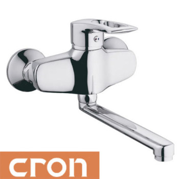 Змішувач для кухні від стіни Cron Hansberg (Chr-005)